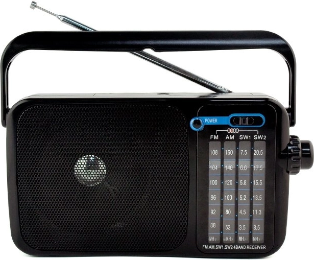 Φορητό ραδιόφωνο FM/AM/SW/LW με τηλεσκοπική κεραία