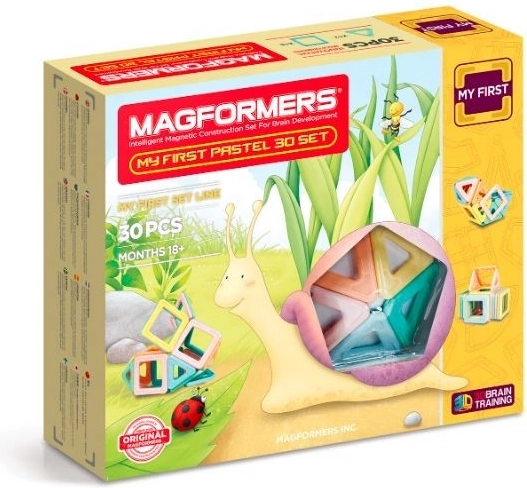 Μαγνητικό σετ κατασκευών Magformers My First Pastelle
