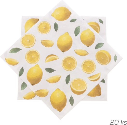 Χάρτινες χαρτοπετσέτες Limepop 33 × 33 cm (20 τεμ.)
