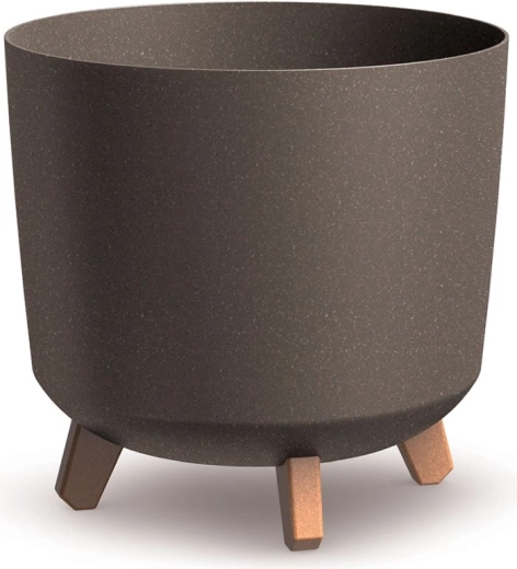 Γλάστρα Gracia Tubus Eco Wood 29,8 cm – καφές