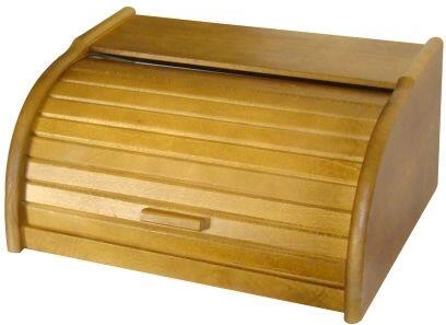 Ξύλινη ψωμιέρα 39 × 28 × 18 cm, απόχρωση δρυς