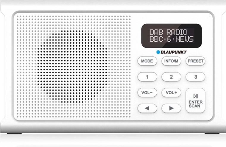 Φορητό ψηφιακό ραδιόφωνο Blaupunkt DR3 λευκό