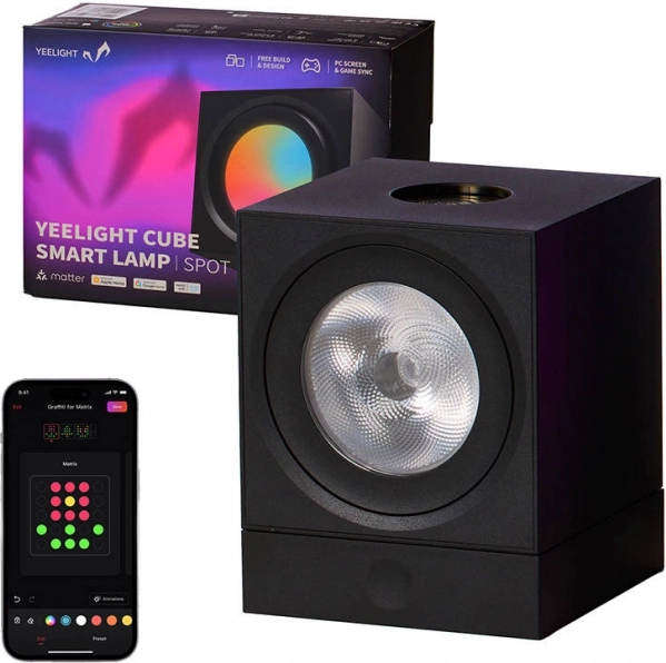 Yeelight Cube Smart Lamp Spot – βάση για αρθρωτό gaming φωτισμό