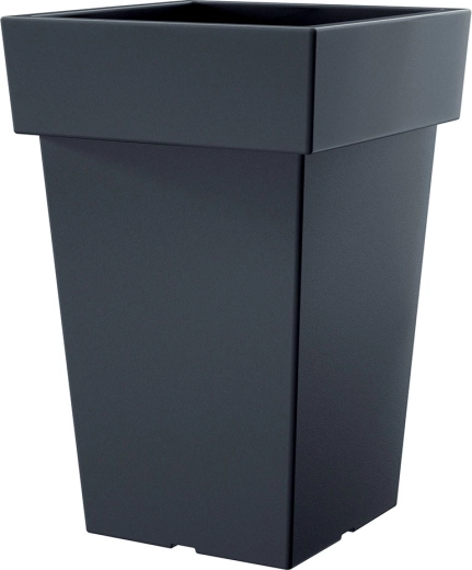 Ψηλή γλάστρα Lofly Square ανθρακί 19,3 × 19,3 × 29,3 cm