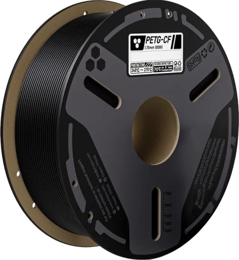 Νήμα Elegoo PETG-CF με ανθρακονήματα μαύρο 0,5 kg