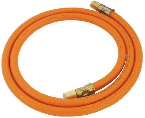 Εύκαμπτος σωλήνας αερίου 1,5 m με άκρα G1/4″L για προπάνιο‑βουτάνιο