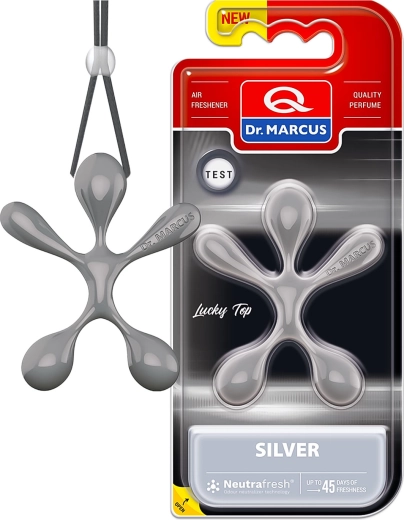 Dr. Marcus Lucky Top αρωματικό χώρου αυτοκινήτου Silver