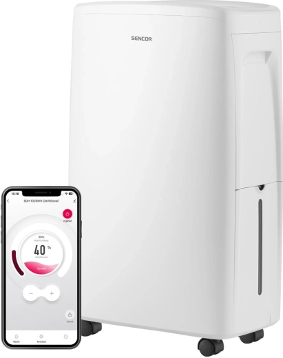 Έξυπνος φορητός αφυγραντήρας αέρα Sencor 10 l με Wi‑Fi