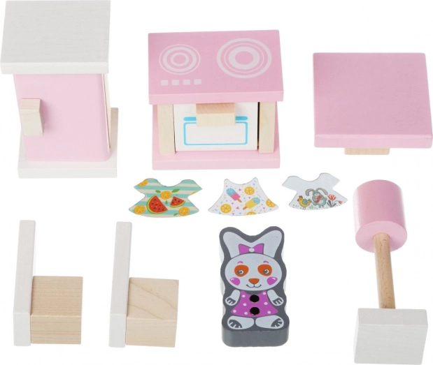 Ξύλινα έπιπλα για κούκλες Κουζινάκι από την Cubika