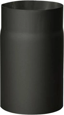 Καπναγωγός σωλήνας 150 mm, μήκος 250 mm, μαύρος