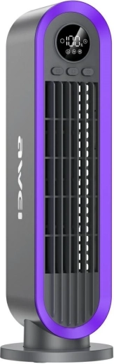 Στηλοειδής ανεμιστήρας AWEI F52 3600 mAh γκρι