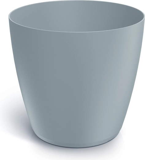 Πλαστική γλάστρα Mate 13,8 cm ανοιχτό γκρι