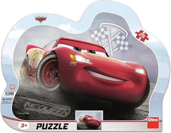 Dino Puzzle Cars 3: Κεραυνός ΜακΚουίν - 25 κομμάτια