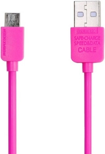 Ροζ καλώδιο micro USB 1 m REMAX