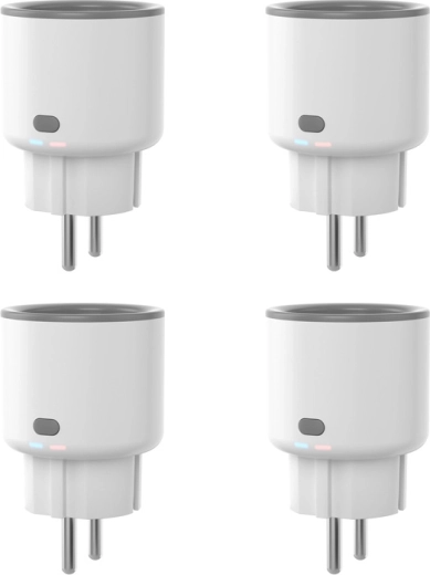 Έξυπνη πρίζα Wi‑Fi SONOFF S60TPF, σετ 4 τεμ.