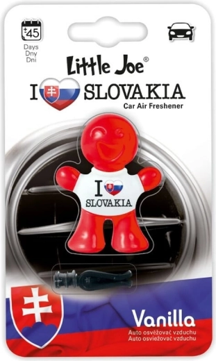 Little Joe 3D Supair Drive άρωμα αυτοκινήτου βανίλια „I Love You Slovakia“