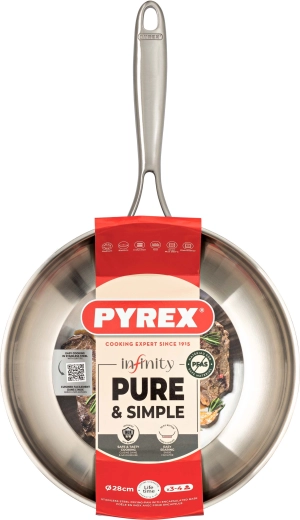 Ανοξείδωτο τηγάνι Pyrex Infinity 28 cm