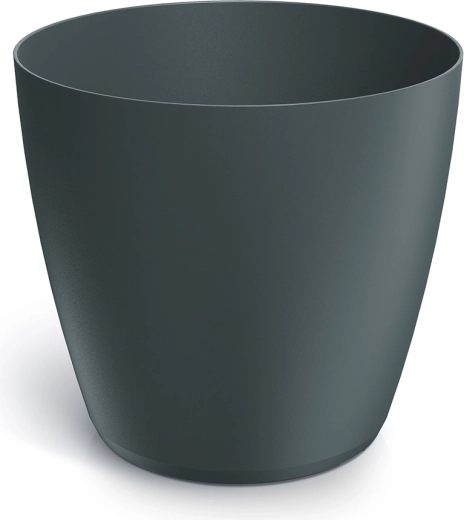 Γλάστρα Mate 13,8 cm ανθρακί πλαστική