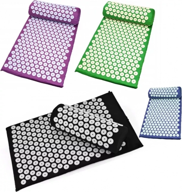 Χαλάκι βελονισμού με μαξιλαράκι – Μπλε