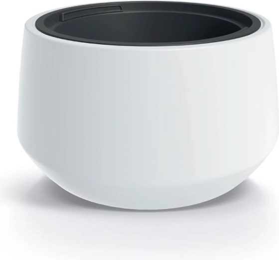 Λευκή πλαστική γλάστρα HEOS 34,3 cm