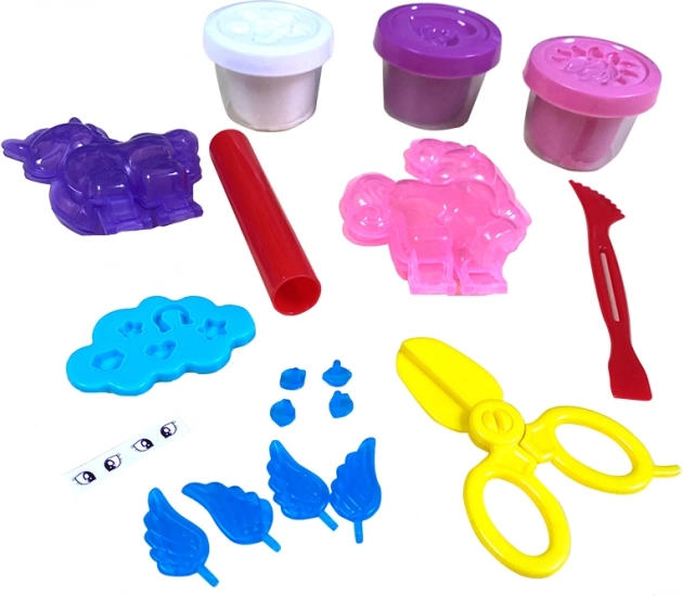 MAC TOYS χαρούμενη πλαστελίνη – μονόκεροι