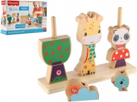 Ξύλινο συναρμολογούμενο παιχνίδι Fisher-Price για παιδιά
