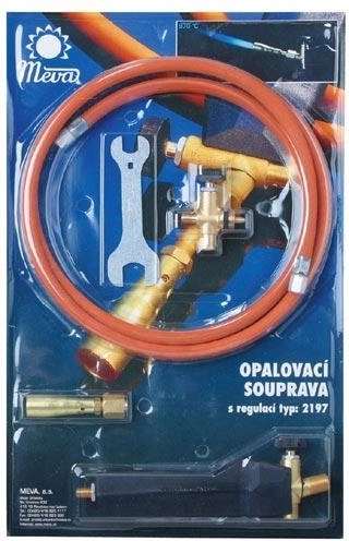 Σετ φλόγιστρου με στρογγυλό καυστήρα για προπάνιο-βουτάνιο