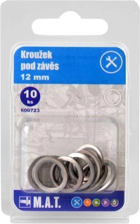 Δακτύλιοι αποστάτες για μεντεσέ 12 mm (10 τεμ.)