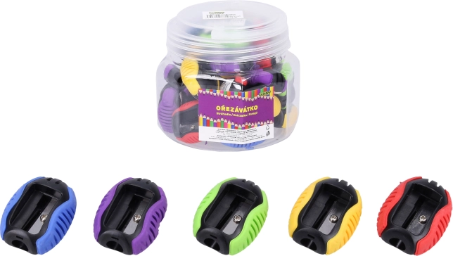 Ακονιστήρι μολυβιού μονοθήρανο 3,3 × 2 × 4 cm, μίξη χρωμάτων