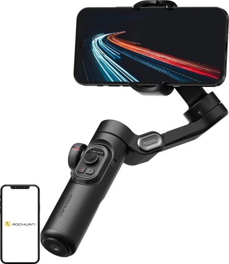 AOCHUAN Smart XE σταθεροποιητής 3 αξόνων για smartphone μαύρος