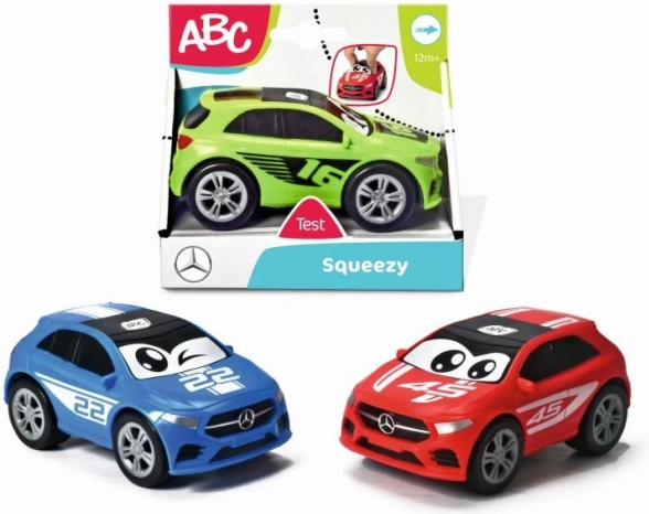 Πιεζόμενο αυτοκινητάκι MERCEDES ABC, 11 cm – 3 χρώματα