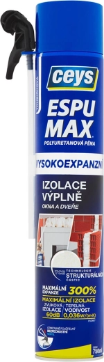 Μονταριστικός πολυουρεθανικός αφρός 750 ml υψηλής διόγκωσης CEYS