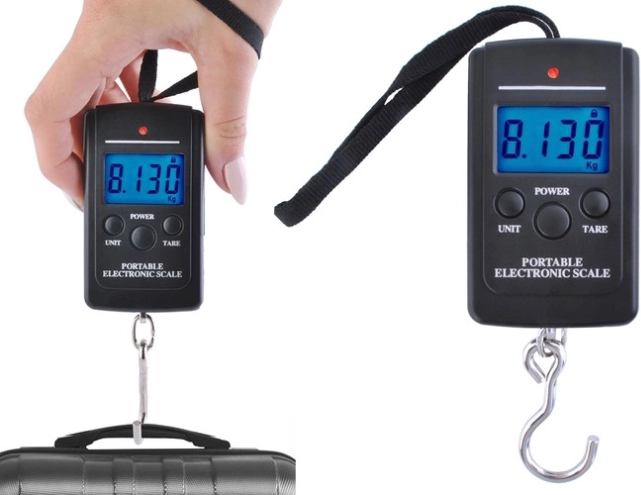 Κρεμαστή ψηφιακή ζυγαριά αποσκευών LED 40 kg