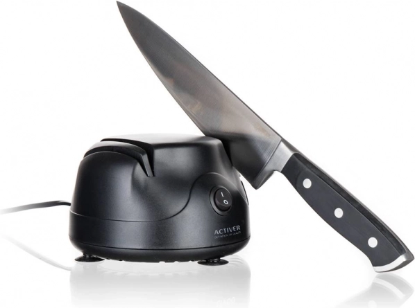 Ηλεκτρικό ακονιστήρι μαχαιριών 60 W, 14 cm, μαύρο