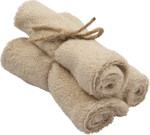 Timboo μπαμπού πετσετάκια φροτέ frosted almond 29,5 × 50 cm - 3 τεμ.