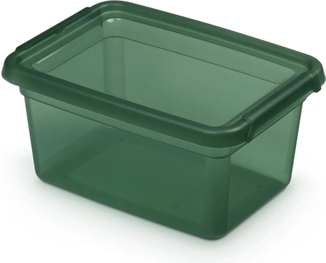 Basestore PINE δοχείο αποθήκευσης με καπάκι και κλιπ 1,5 l