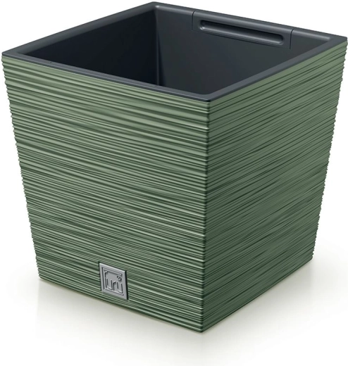 Γλάστρα Furu Square Low 30 cm – γήινο πράσινο