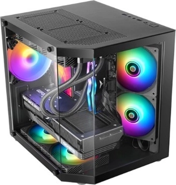 Gaming κουτί υπολογιστή Mars Gaming MC-3TLITE Black mATX