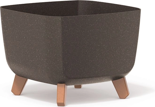Γλάστρα Gracia Square Eco Wood 29 × 29 × 22 cm – καφέ