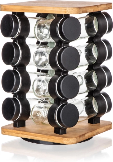 Μπαχαροδοχεία Culinaria Black με βάση 16 τεμ.