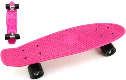 Pennyboard 60 cm με μεταλλικούς άξονες και μέγιστο φορτίο 90 kg – Ροζ