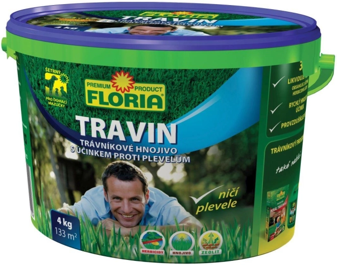 Λίπασμα FLORIA TRAVIN 3σε1, 4 kg