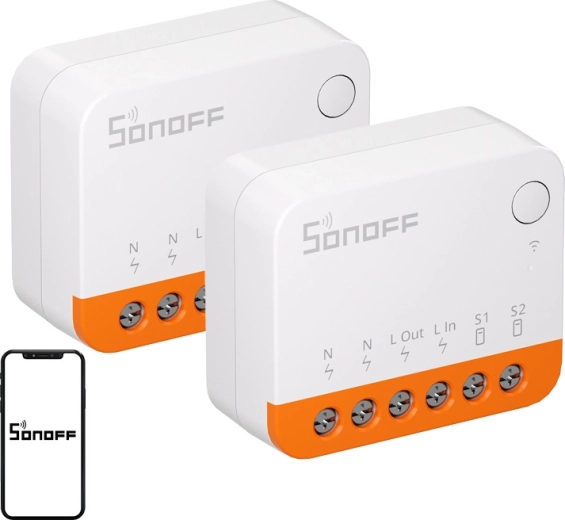 Sonoff MINIR4 Extreme έξυπνος διακόπτης Wi‑Fi (2 τεμ.)