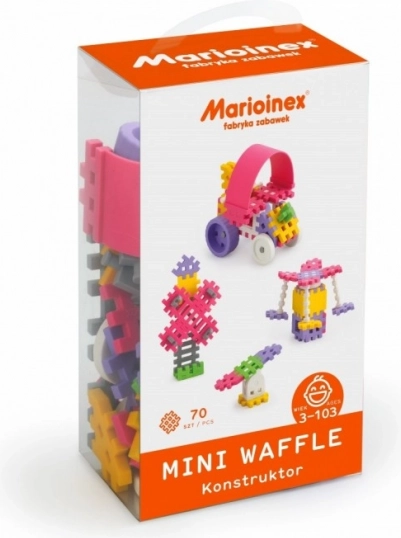 Σετ κατασκευών Mini Waffle 70 τεμ. για κορίτσια