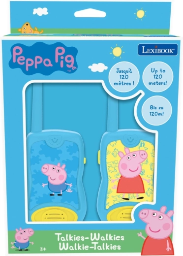 Παιδικοί ασύρματοι πομποδέκτες PEPPA PIG με εμβέλεια 120 m