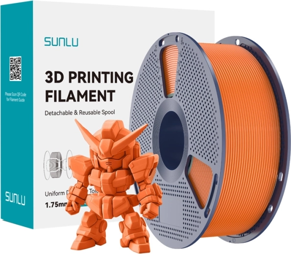 Νήμα Sunlu PLA+ 2.0 filament pro 3D tisk 1,75 mm – ηλιόλουστο πορτοκαλί