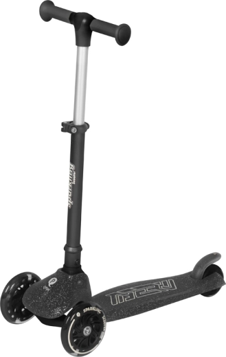Παιδικό πατίνι Qplay Sparkling black pro για παιδιά 3+ – Μαύρο