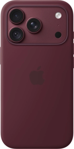 Θήκη σιλικόνης με MagSafe για Apple iPhone 18 Pro, μπορντό