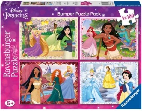 Παζλ Ravensburger Disney Πριγκίπισσες 4×100 κομμάτια