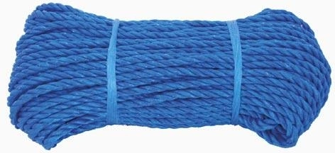 Πλεκτό σχοινί πολυπροπυλενίου 4 mm, 30 m